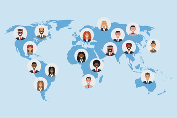 Flat social media and network