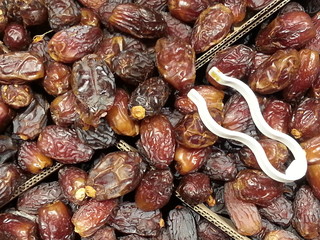 getrocknete Datteln auf dem Markt