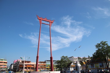 Giant Swing the landmarks in thailand
