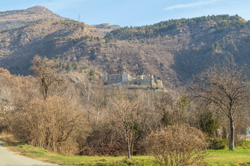 winter landscape just before spring