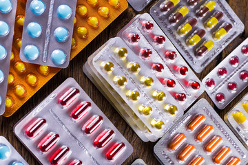 Variety of medicines and drugs