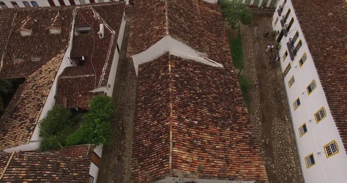 Aerial View of Paraty, Rio de Janeiro, Brazil