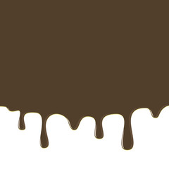 Dripping Chocolate Donut Glaze Background