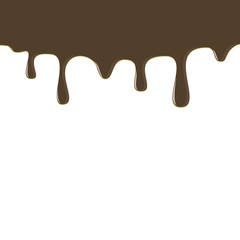 Dripping Chocolate Donut Glaze Background