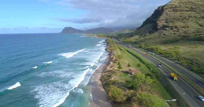 Stock video Coastal Hawaii 4k