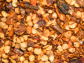 Red hot chili pepper texture