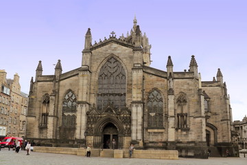 Fototapeta na wymiar Edinburgh, Sankt Giles Kathedrale