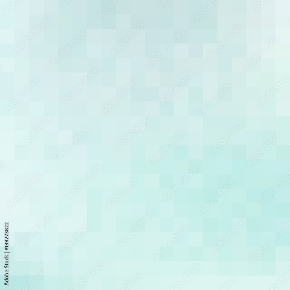 Aufkleber Subtle mosaic textured by squares. Pale vector pattern