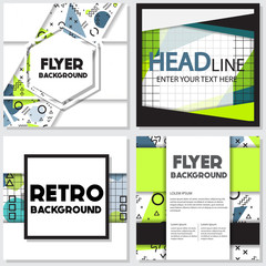 memphis background style Design Template