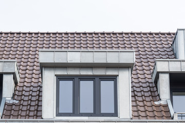 Fototapeta na wymiar Dachgaube eines Hauses