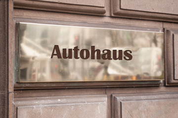 Schild 205 - Autohaus