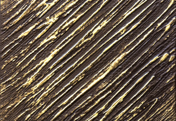 Unusual pattern of dark wall with Golden stripes