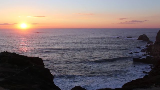 Portugal Algarve Sonnenuntergang