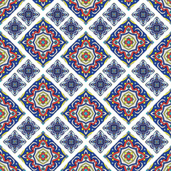 Portuguese azulejo tiles. Blue and white gorgeous seamless patterns. For scrapbooking, wallpaper, cases for smartphones, web background, print, surface texture, pillows, towels, linens bags T-shirts