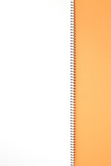 Close - up Opened Yellow note book