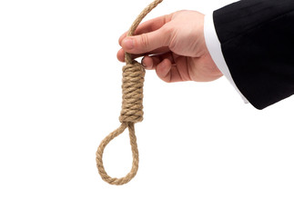 The concept of crisis in the economy on a white background