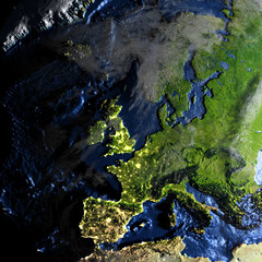 Europe on Earth - visible ocean floor