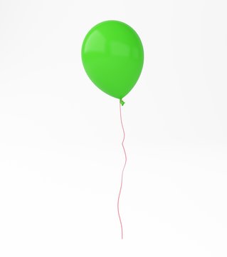 green ballon 3d