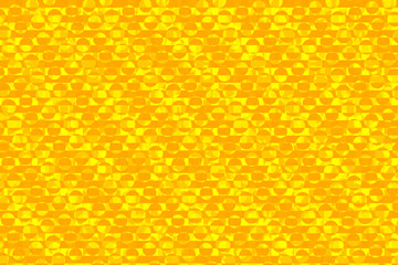Ilustracion de Trama de Circulos de Colores en Amarillo 