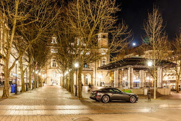 Place d'armes in the night, Luxembourg