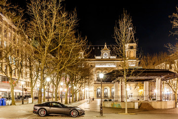 Place d'armes in the night, Luxembourg
