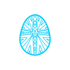 Happy Easter greeting card template in paper cutting style. Laser cutting template for greeting cards. Stencil for paper, plastic, wood, plotter.Abstract silhouette pattern.