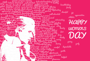womans day word collage