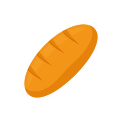 Delicious and fresh bread icon vector illustration graphic design