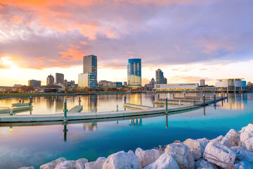 Obraz premium Milwaukee skyline