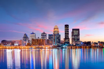 Foto auf Acrylglas Blick auf die Skyline der Innenstadt von Louisville © f11photo