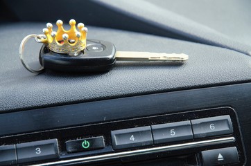 car key with crown