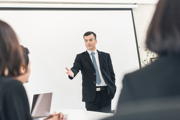 business man introduce