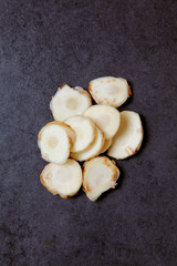 sliced galangal