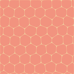 Abstract vector background imitating honeycombs. Net from cells of organic form.