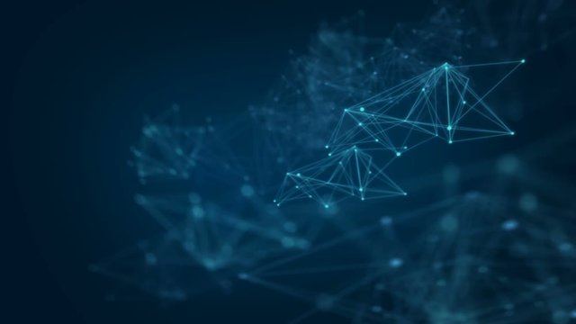 Abstract background dotted and connection line with glow and blur effect for technology concept 4K UHD 3840 x 2160 003