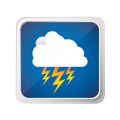 emblem cloud ray icon, vector illustraction design image