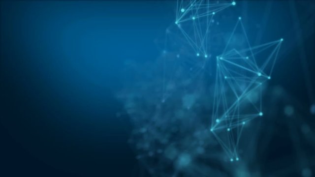 Abstract background dotted and connection line with glow and blur effect for technology concept 4K UHD 3840 x 2160 003