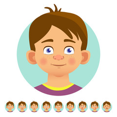 Different human emotions