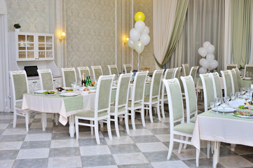 Modern and simple cafe interior