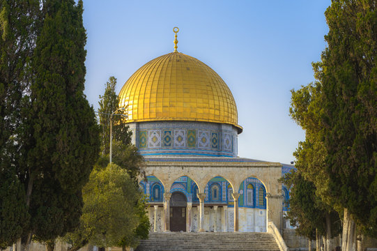 Dome of the Rock in the Old City of Jerusalem