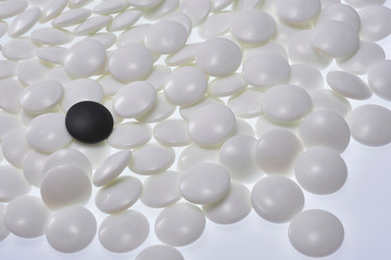 Contrast in black and white