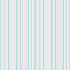 Seamless spring stripes pattern. Pink blue beige and white lines background. Abstract vector illustration
