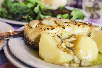 Portuguese style Bacalhau fish