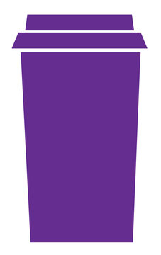 Purple Coffee Cup