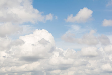 Blue sky clouds in the day