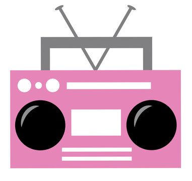 Pink Boombox