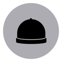 blue emblem sticker catering icon, vector illustraction design image