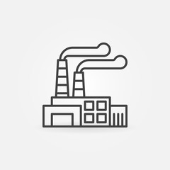 Factory outline icon