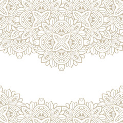 Vintage frame. Decorative vector design elements. 
