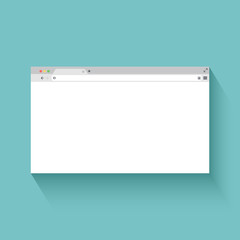 Simple browser window. Browser search. Flat. Vector illustration EPS 10 - obrazy, fototapety, plakaty
